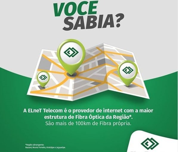 ELNET TELECOM É FIBRA !!